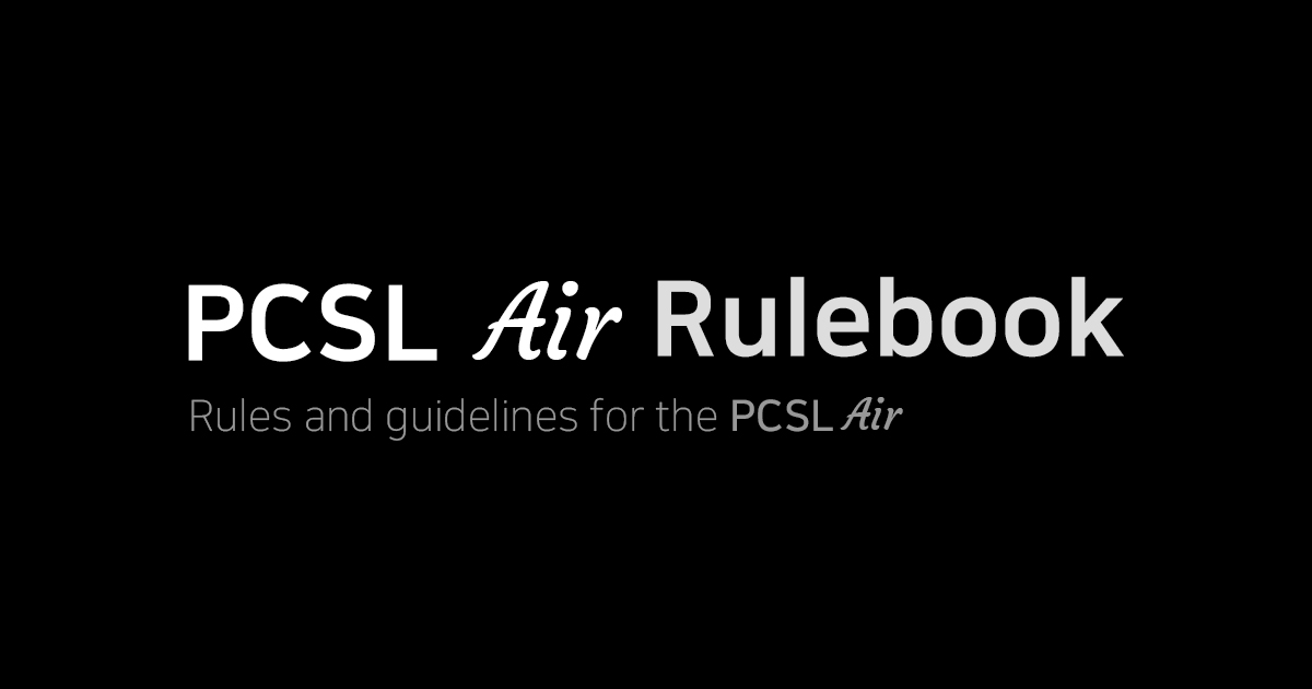 PCSL Air Rulebook
